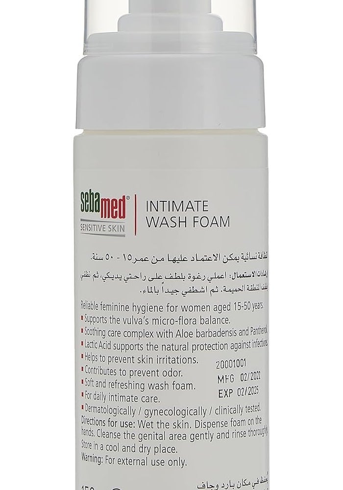 Sebamed Intimate Wash Foam for Women, 150 ml - pH 3.8, Soothing Care with Aloe and Panthenol - Image 3